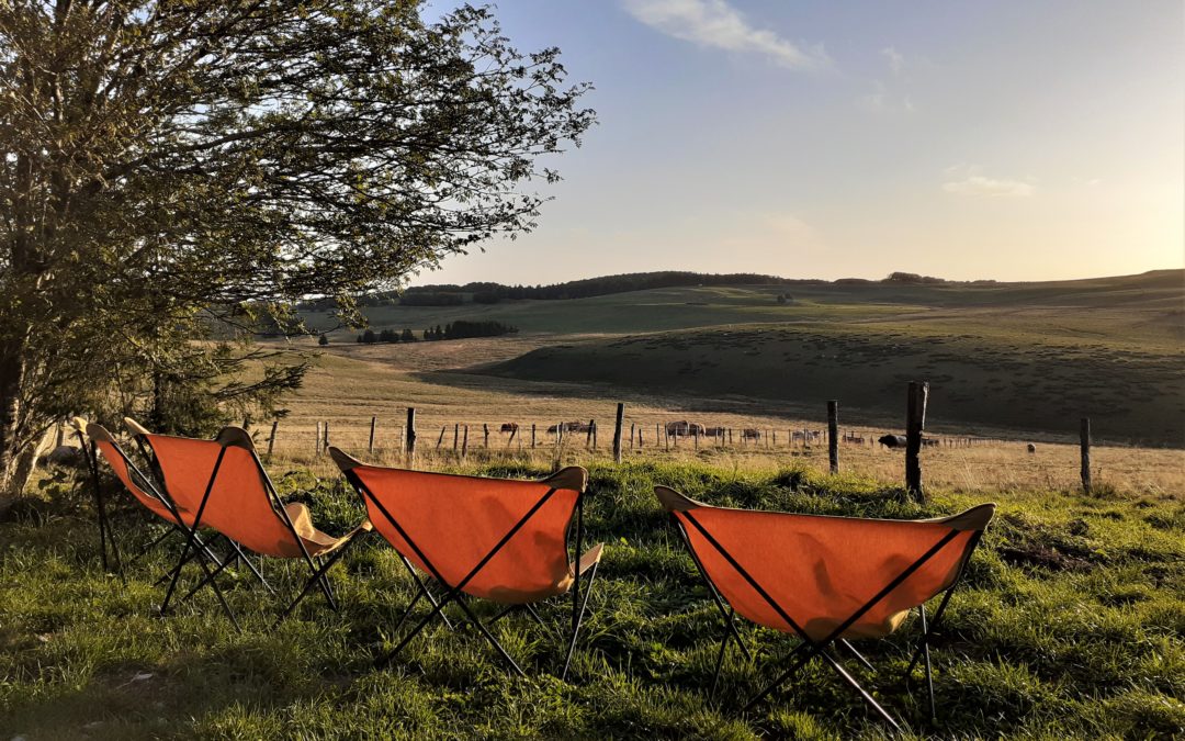 Pause estivale sur l'Aubrac en approche